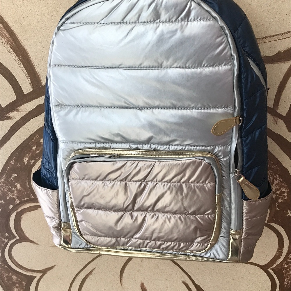 Bari Lynn puffer backpack